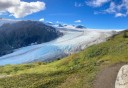 Photo of glacier view from the trail
